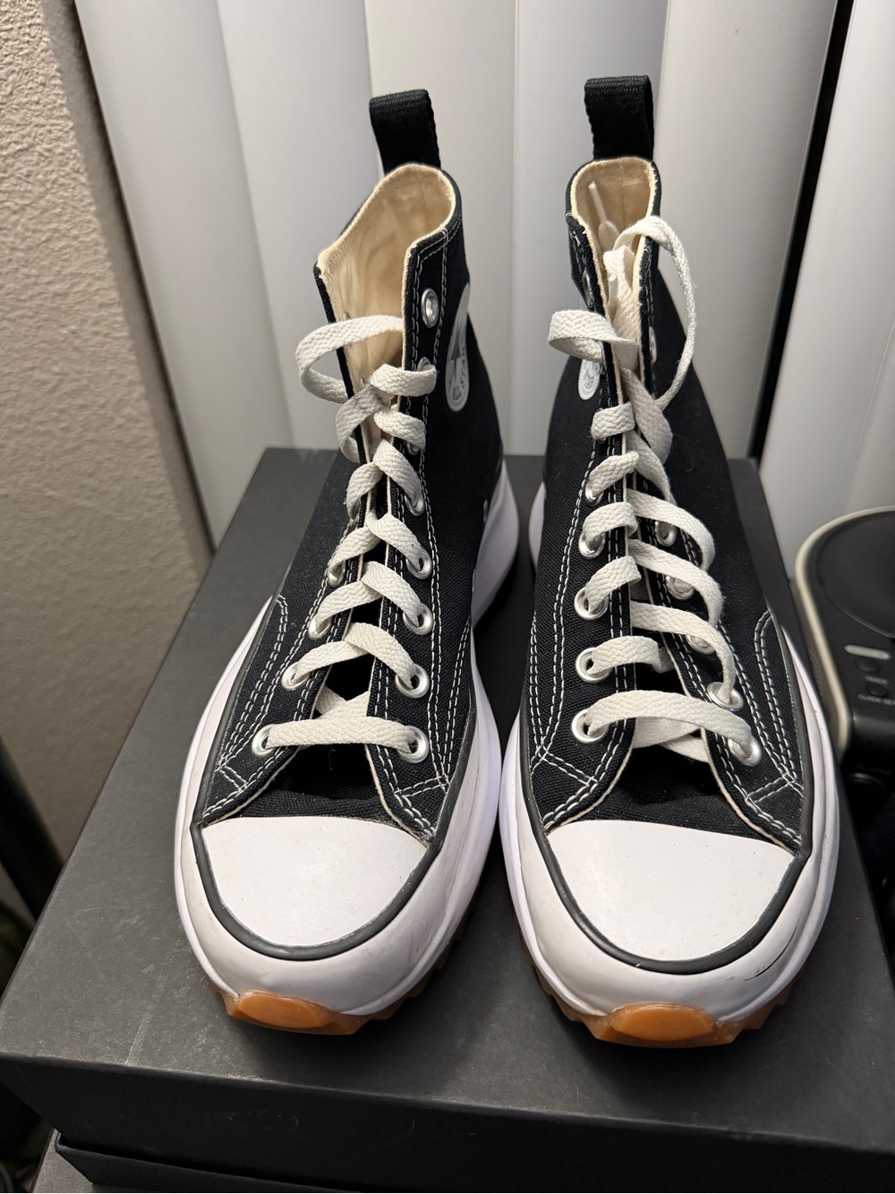 Converse Black and White High-Top Sneakers
